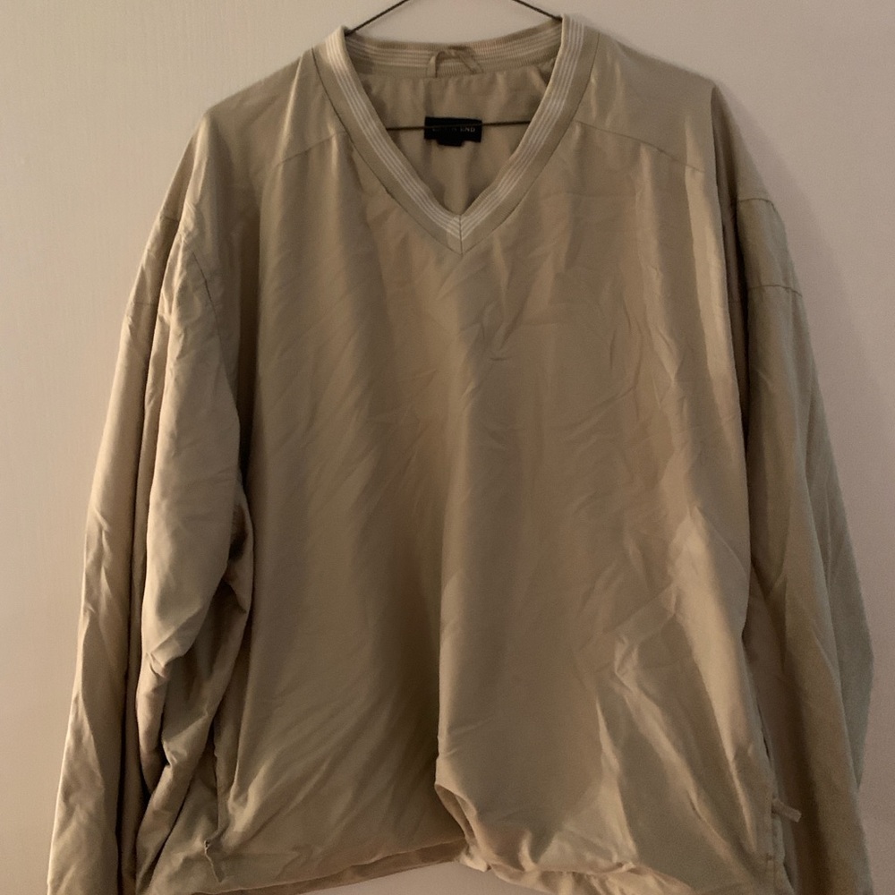 Two Lands' End Tan Windshirts